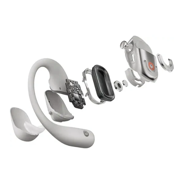 Audífono Shokz Hyrox OpenFit 2+ Open True Wireless Bluetooth Earbuds - Gris - T921-ST-GY-US