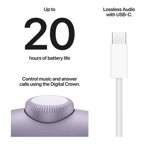 Audífono Apple AirPods Max 2 Active Noise Cancelling Wireless Bluetooth Headphones - Púrpura - MHWP4AM/A