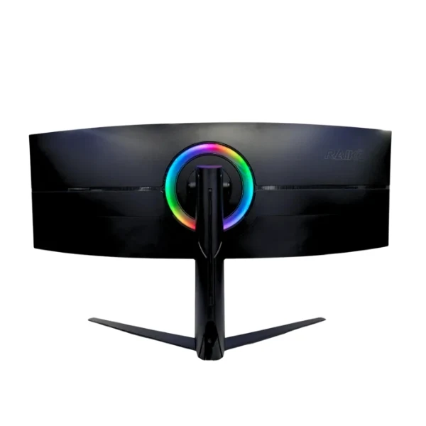 Monitor Gamer Curvo Jemip Raiko Sync 49" DQHD 5120x1440 240Hz Fast VA HDMI-DP HDR10 - JPGRAIKO-49-UWIDE - Negro