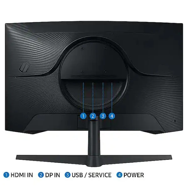 Monitor Gamer Curvo Samsung Odyssey G5C 32" QHD 2560x1440 165Hz VA HDMI-DP HDR10 - LS32CG552ENXZA - Negro
