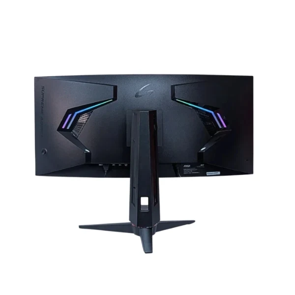 Monitor Gamer Curvo Jemip Supreme Addict 34" UltraWide QHD 3440x1440 180Hz VA 1000R HDMI-DP - JPGSAC253418B-925 - Negro
