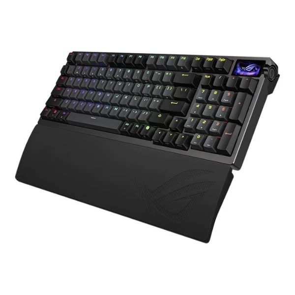 Teclado gaming inalámbrico ASUS ROG Azoth 96 HE RGB con switches magnéticos ROG HFX V2 - AZOTH96HE/B/PBT - Negro