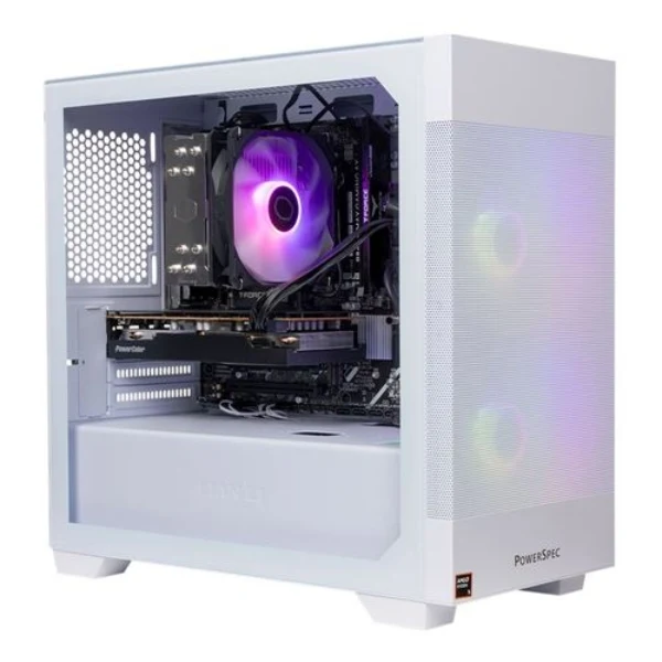 PC Computador PowerSpec G529 AMD Ryzen 5 7600X - AM5 - 16GB DDR5-6000 - 1TB NVMe SSD - Gráficos AMD Radeon RX 7600 8GB GDDR6 - Fuente 650W - 1000002797