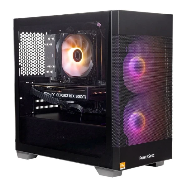 PC Computador PowerSpec G732 AMD Ryzen 7 7700X - AM5 - 32GB DDR5-6000 - 1TB NVMe SSD - Gráficos NVIDIA GeForce RTX 5060 Ti 16GB GDDR7 - Fuente 650W - 1000003054
