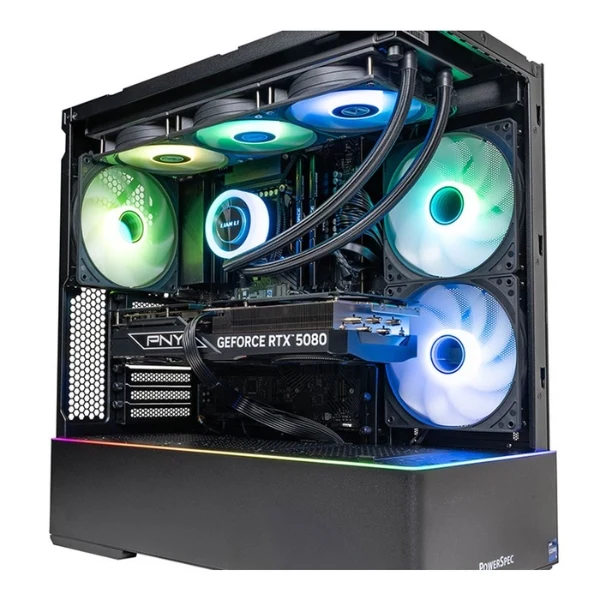 PC Computador PowerSpec G484 Intel Core i9 14900KF - FCLGA1700 - 64GB DDR5-6000 - 2TB NVMe SSD - Gráficos NVIDIA GeForce RTX 5080 16GB GDDR7 - Fuente 1000W - 1000002623