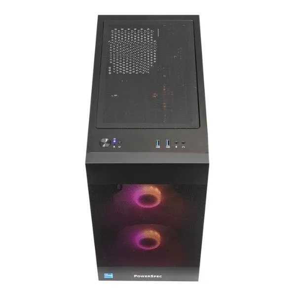 PC Computador PowerSpec G240 Intel Core i5 14400F - FCLGA1700 - 16GB DDR5-6000 - 1TB NVMe SSD - Gráficos NVIDIA GeForce RTX 5060 8GB GDDR7 - Fuente 650W - 1000002620