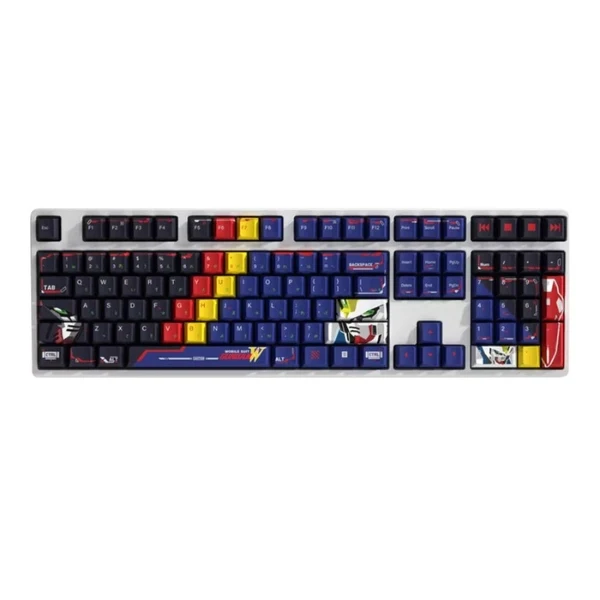 Set de keycaps HYTE x Mobile Suit Gundam Wing PBT 152 piezas para teclados mecánicos - KEY-HYTE-GWING - Multicolor