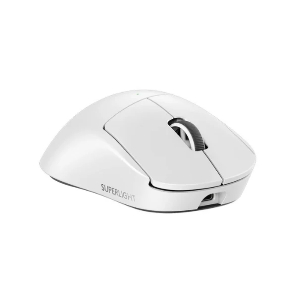 Mouse gaming inalámbrico Logitech PRO X SUPERLIGHT 2 DEX White 32000 DPI con sensor HERO 2 - 910-007363 - Blanco