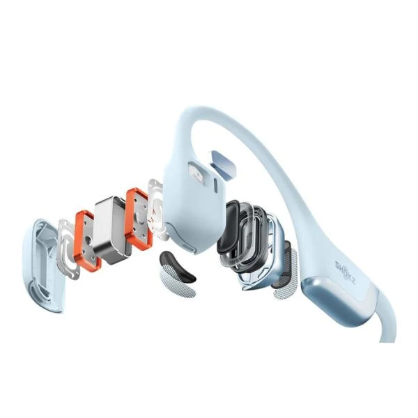 Audífono Shokz OpenRun Pro 2 Mini Hybrid Bone Conduction Open-Ear Wireless Bluetooth Headphones - Azul Celeste - S821-MN-BL-US