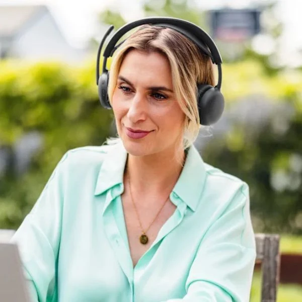 Audífono Logitech Zone 2 ES Wireless Bluetooth Headset - Gris - 981-001502