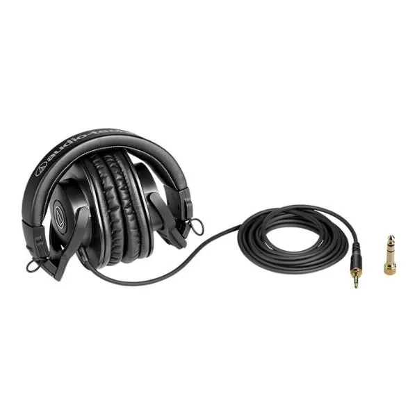 Audífono Audio-Technica ATH-M30X Wired Professional Monitor Headphones - Negro - ATH-M30X
