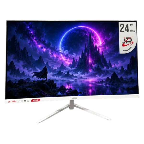 Monitor Jemip Reaper 24" – Curvo – Blanco – Gaming – FHD 1920x1080 – 100Hz – IPS – RGB – VGA+HDMI