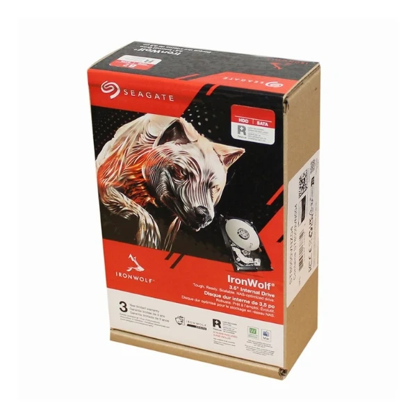 Disco Duro HDD Seagate IronWolf 4TB 5400 RPM SATA III 6Gb/s 256MB caché Internal NAS CMR 3,5"