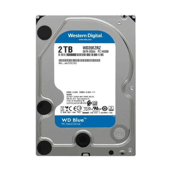 Disco Duro HDD WD Blue 2TB 7200 RPM SATA III 6Gb/s 256MB caché Internal SMR 3,5"