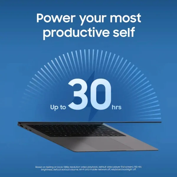 Laptop Samsung Galaxy Book6 Pro Copilot+ PC Touchscreen Intel Core Ultra 7 356H 16 GB RAM 512 GB SSD 14" Intel Graphics Windows 11 Home - Gray