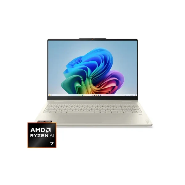 Laptop Lenovo Yoga 7a Copilot+ PC 2 en 1 AMD Ryzen AI 7 445 (2GHz) 16GB RAM 1TB SSD 16" AMD Radeon 840M Windows 11 Home - Seashell