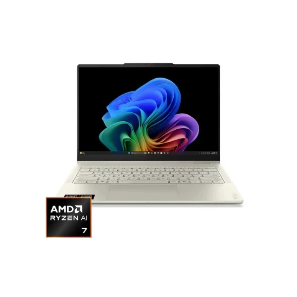 Laptop Lenovo Yoga 7a Copilot+ PC 2 en 1 AMD Ryzen AI 7 445 (2GHz) 24GB RAM 512GB SSD 14" AMD Radeon 840M Windows 11 Home - Seashell