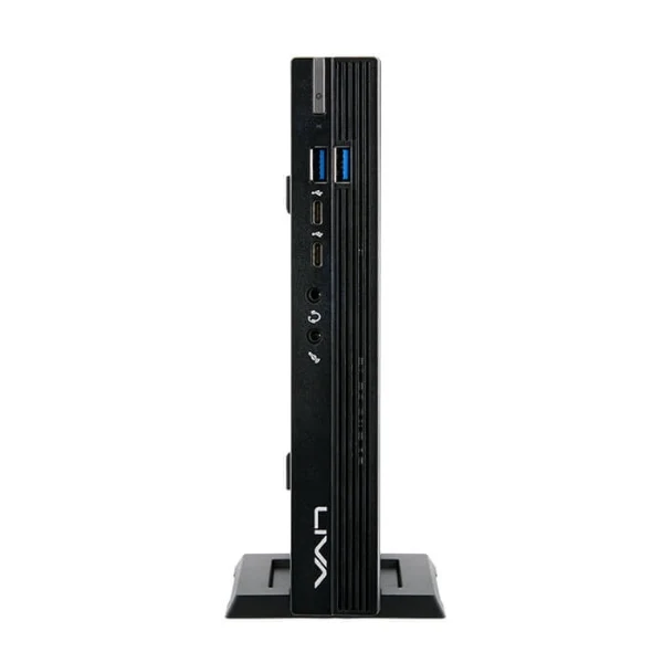 Mini PC LIVA ECS SF110 – Barebone Intel H610 LGA1700 – 2x DDR4-3200 SODIMM – 1x HDD/SSD – 4x USB-A – 2x USB-C – HDMI – Negro