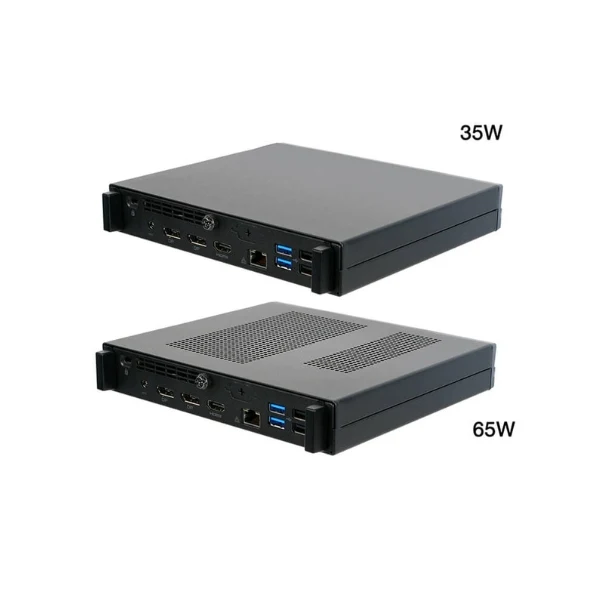 Mini PC LIVA ECS SF110 – Barebone Intel H610 LGA1700 – 2x DDR4-3200 SODIMM – 1x HDD/SSD – 4x USB-A – 2x USB-C – HDMI – Negro