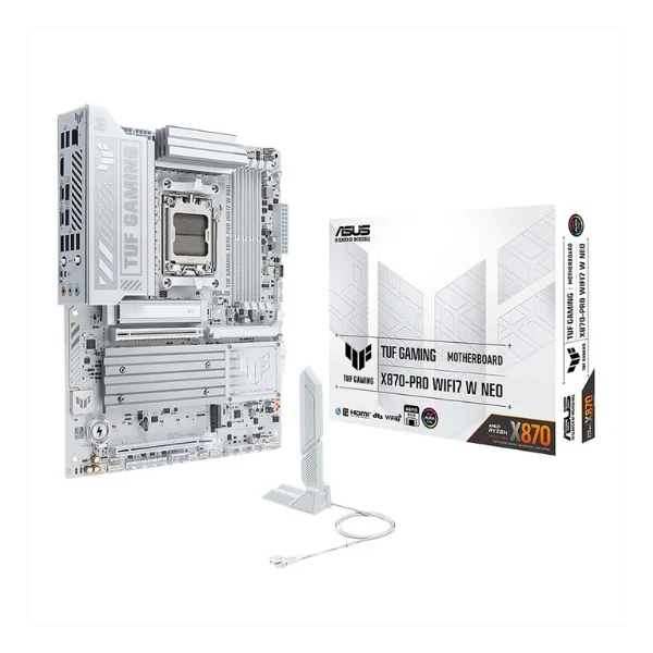 Tarjeta Madre ASUS X870 PRO TUF GAMING WIFI7 W NEO Socket AM5 DDR5 ATX