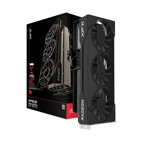 Tarjeta gráfica XFX AMD Radeon RX 9070 GRE White Triple Fan 12GB GDDR6