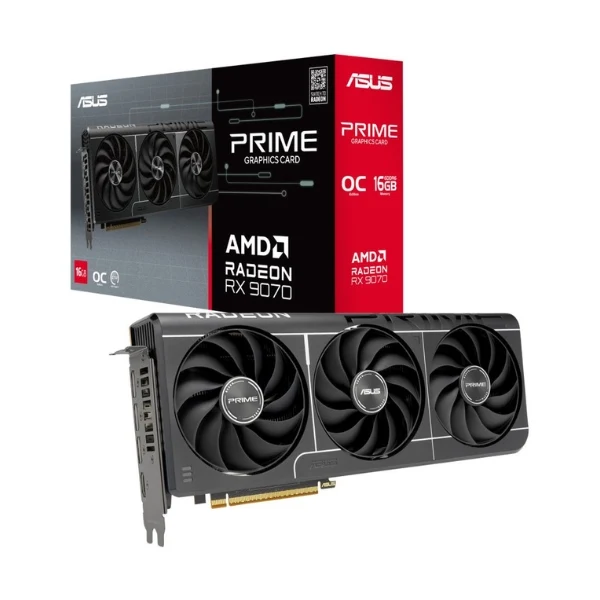 Tarjeta gráfica ASUS AMD Radeon RX 9070 GRE Prime EVO Triple Fan 12GB GDDR6