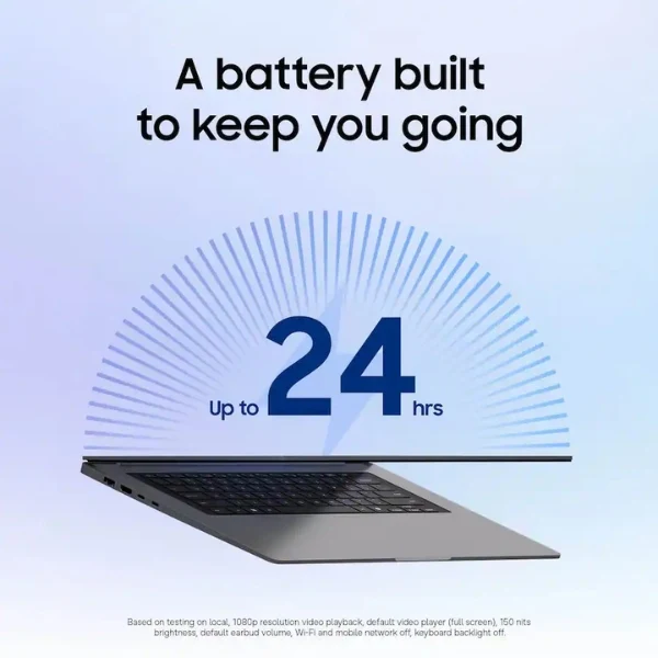 Laptop Samsung Galaxy Book6 Copilot+ PC Touchscreen Intel Core Ultra 7 355 16GB RAM 512GB SSD 16" Intel Graphics Windows 11 Home - Gray