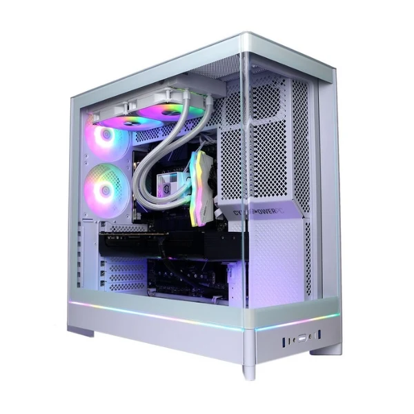 PC Computador CyberPowerPC Gamer Supreme Liquid Cool - Intel Core i7 14700KF - LGA1700 - 32GB - 2TB SSD - RTX 5070 Ti 16GB - Fuente 1000W - SLC5000M