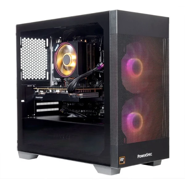 PC Computador PowerSpec G530 - Ryzen 5 5500 (3.6GHz) - AMD Radeon RX 7600 - 16GB RAM - 1 TB SSD NVMe