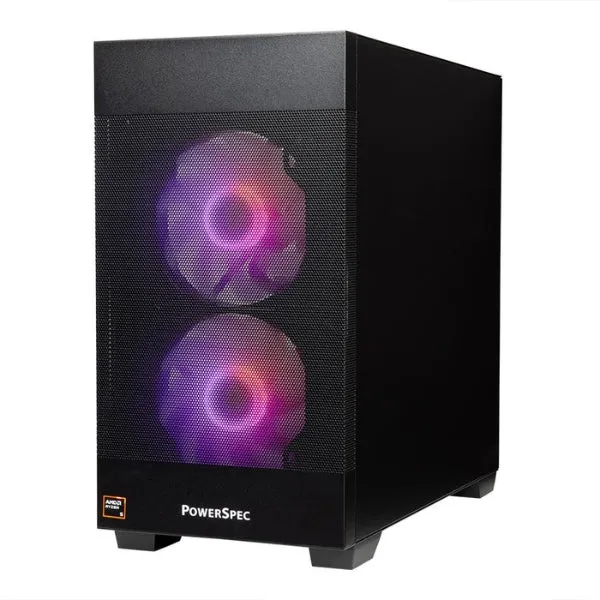 PC Computador PowerSpec G530 - Ryzen 5 5500 (3.6GHz) - AMD Radeon RX 7600 - 16GB RAM - 1 TB SSD NVMe