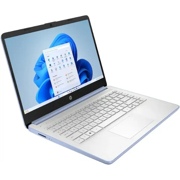 Laptop HP 14" HD Intel N150 128GB UFS 4GB RAM Windows 11 - 14-DQ6102DX - Sky Blue