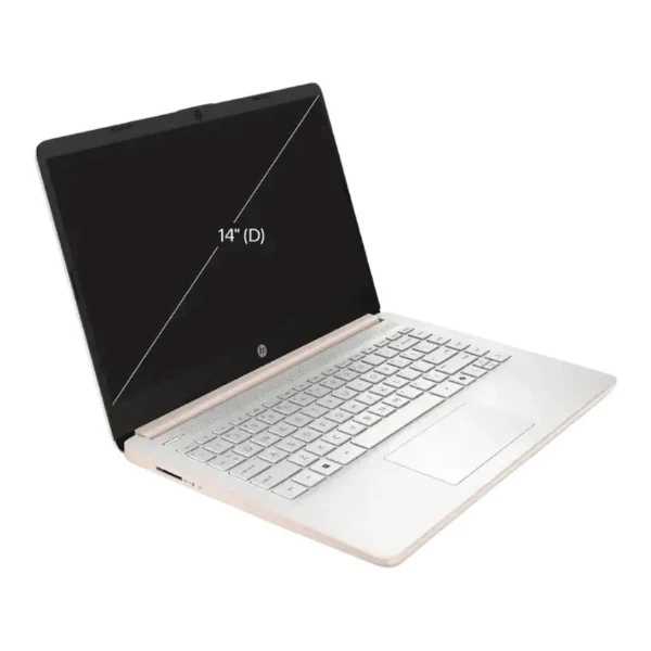 Laptop HP 14-dq6103dx - 14" HD - Intel Core N150 1–3.6GHz - 4GB RAM - 128GB eMMC - Windows 11 Pro - Rosa