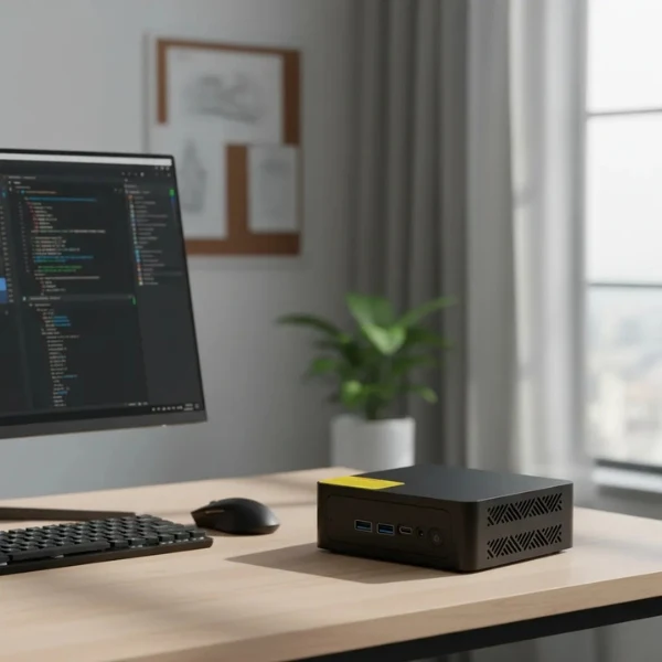 Mini PC Spidertec SPI 15A - Intel i5-1240P - 16GB RAM - 256GB M.2 SSD - WiFi - BT - Windows 11 - Negro