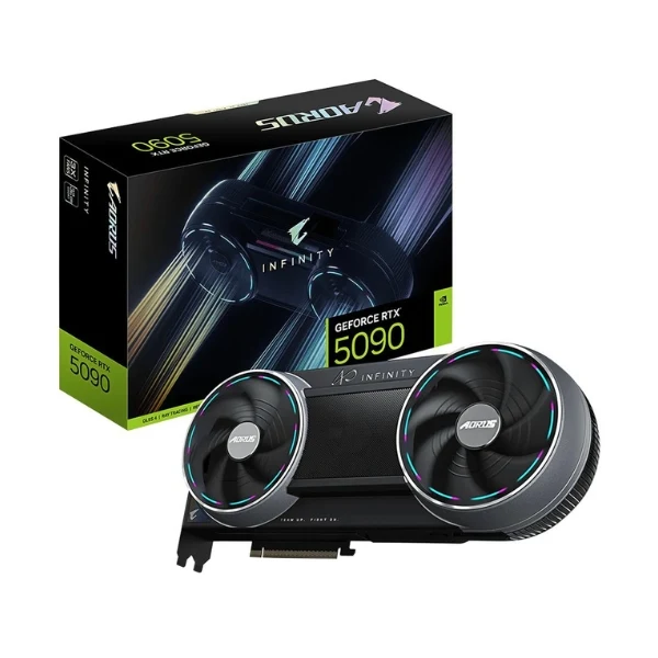 Tarjeta gráfica Gigabyte NVIDIA GeForce RTX 5090 Infinity OC Dual Fan 32GB GDDR7