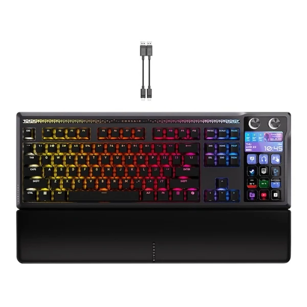 Teclado Mecanico Gaming Corsair Galleon 100 SD con Stream Deck, Negro