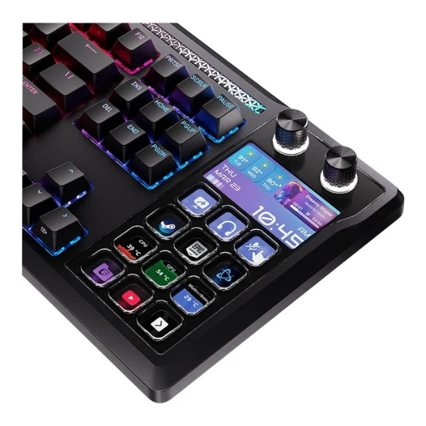 Teclado Mecanico Gaming Corsair Galleon 100 SD con Stream Deck, Negro