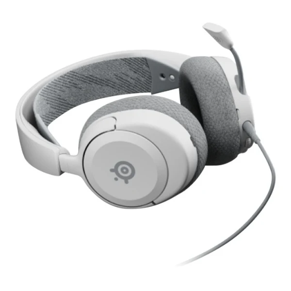 Audífonos gaming cableados SteelSeries Arctis Nova 1P Multi-System con audio espacial 360 y micrófono con cancelación de ruido - 61612 - Blanco