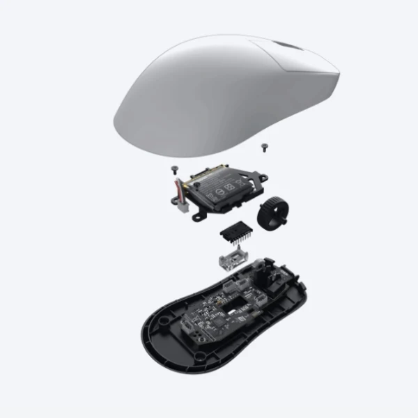 Mouse gaming inalámbrico Endgame Gear OP1w 4K V2 White 30000 DPI con polling 4000Hz - OP1W-4K-V2-WHT - Blanco
