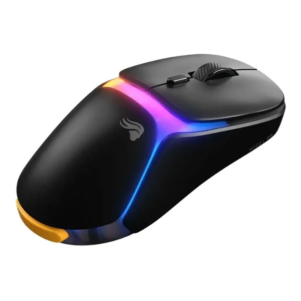 Mouse gaming inalámbrico Glorious Model O3 Black RGB 30000 DPI con sensor BAMF 3.0 30K - GLO-O3-WL-BLK - Negro