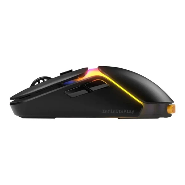 Mouse gaming inalámbrico Glorious Model O3 Black RGB 30000 DPI con sensor BAMF 3.0 30K - GLO-O3-WL-BLK - Negro
