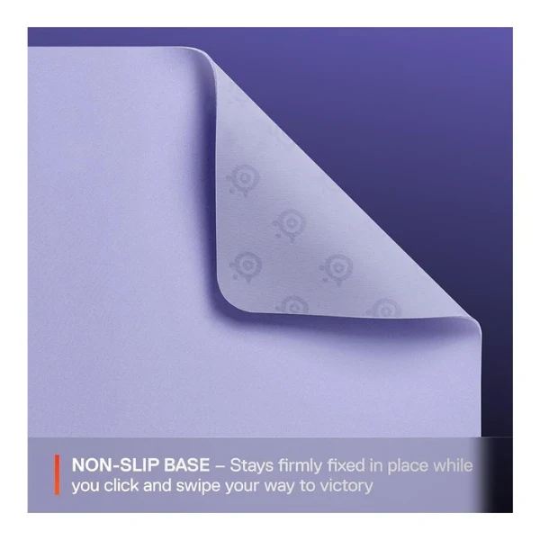 Mousepad gaming SteelSeries QcK Cloth Large de tela microtejida - 63463 - Lavanda